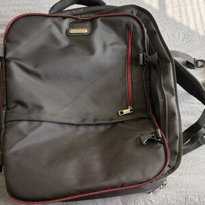 Black and Red Backpack